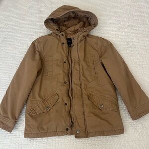 Gap Kids Tan Hooded Warm Jacket Unisex Size Kids L